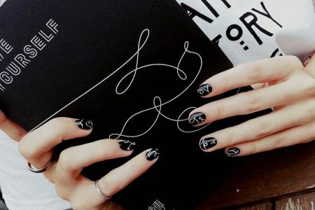 BTS (K-POP) Inspired Nail Art - BTS Nail Art Design