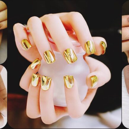 Golden Nail Art Designs & Ideas - Golden Nails