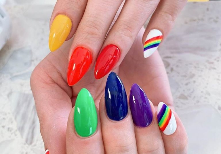 3. "Easy Rainbow Nail Designs for Short Nails" - wide 6