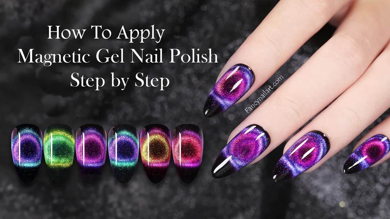 How To Apply Magnetic Gel Nail Polish Step by Step