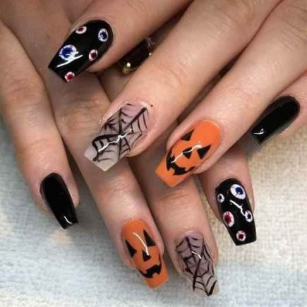 40 Halloween Nails Art Ideas - Cutest Halloween Nail Art Ideas For You