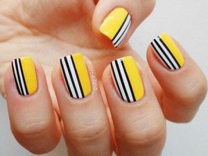 nail art design for short fingure