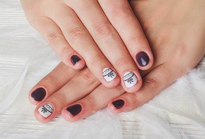 9. Easy Short Nail Art for Fall - wide 6