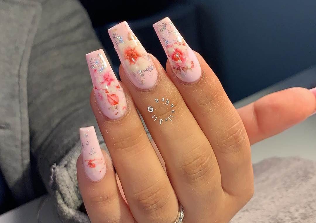 Cherry Blossom Mandala Nail Art Designs for Short Nails - wide 1