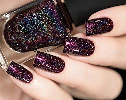 5- INLP Black Orchid Chip-Resistant Holographic Nail Polish