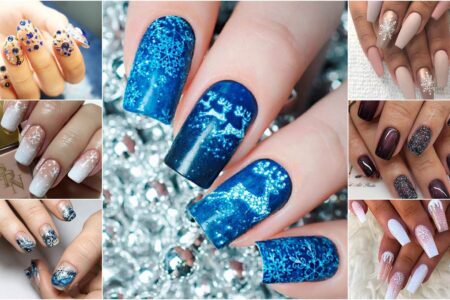 10 Beautiful Winter Nails Design For Lazy Girls - Easy Winter Fancy Nails