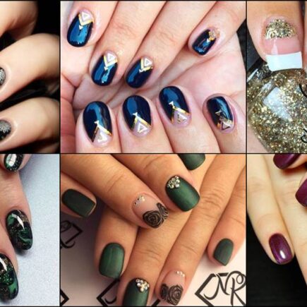 Easy And Simple New Year Nail Art design Ideas For Short Nails