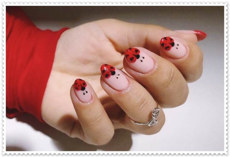 1. Ladybug Nail Art with Movable Wings Tutorial - wide 5