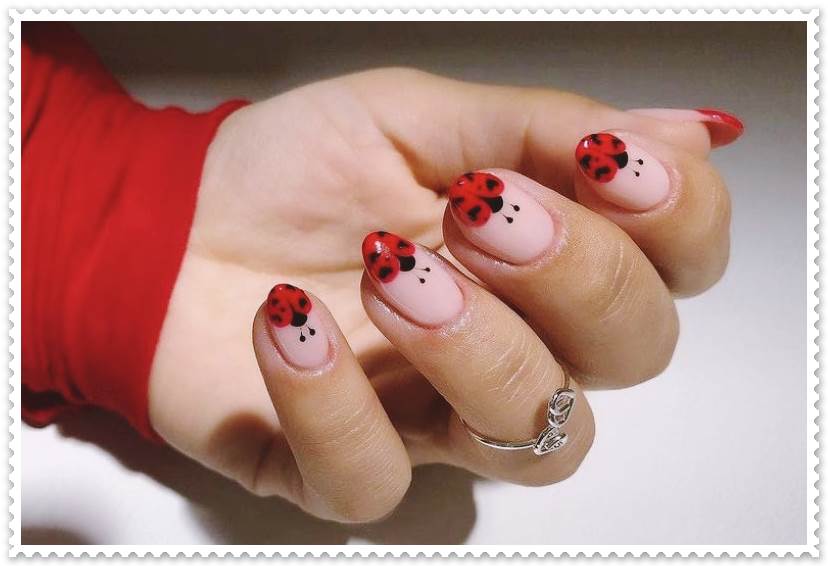 2. DIY Ladybug Nail Art with Movable Wings - wide 3