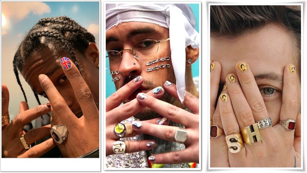 5. Cool and Stylish Nail Art for Men - wide 9