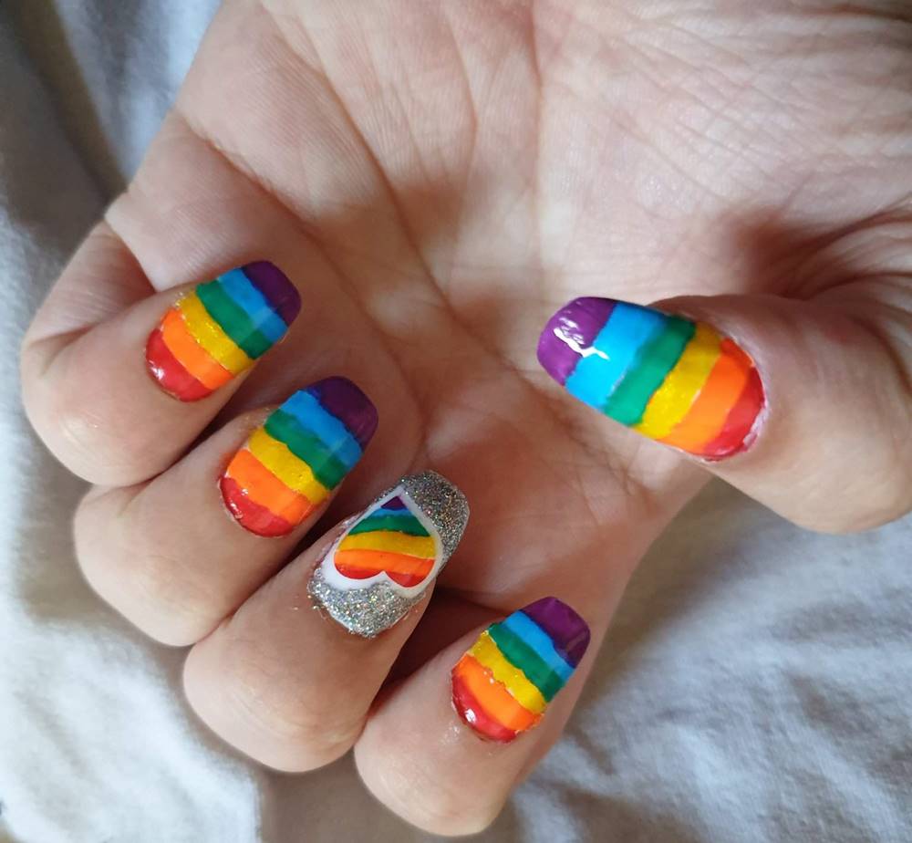 pride nail art ideas happy prides month