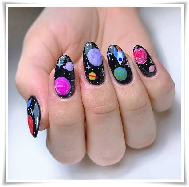moon nails designs