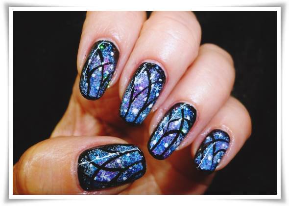 stary tails nail art designs