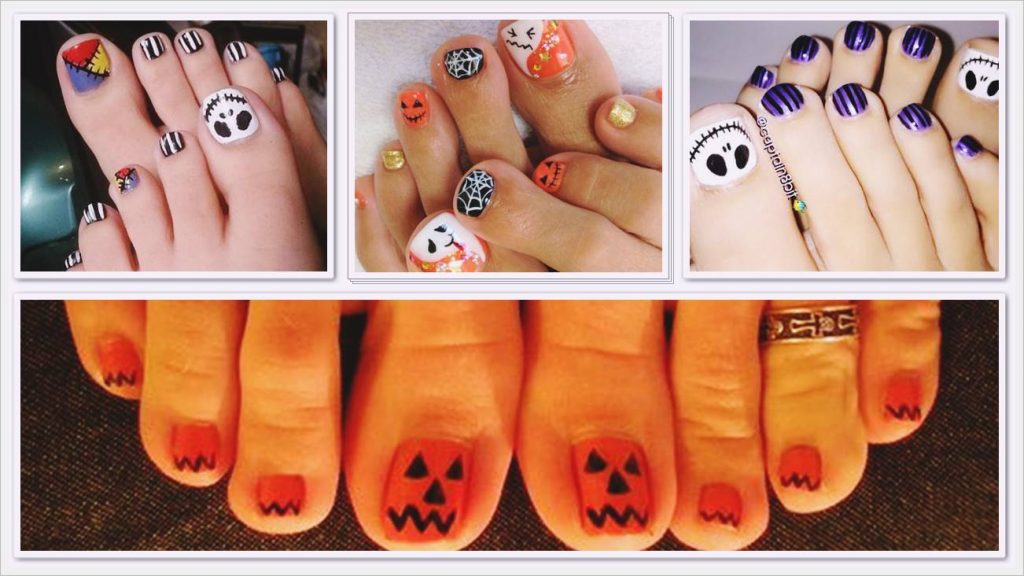 Halloween Toe Nails Art ideas in 2021 - Halloween Toe-Nails Ideas