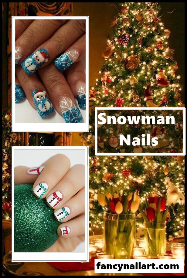 Snowman Nails designs & ideas Pictures - fancynailart.com