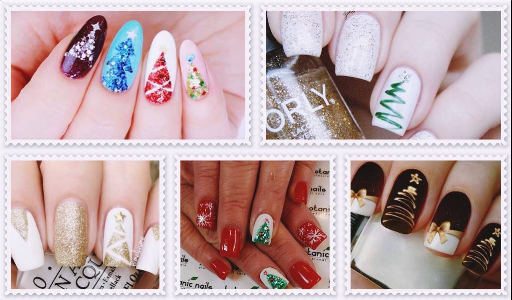 christmas tree nails art Design & ideas images - easy christmas nails - fancy nail art - christmas tree pictures