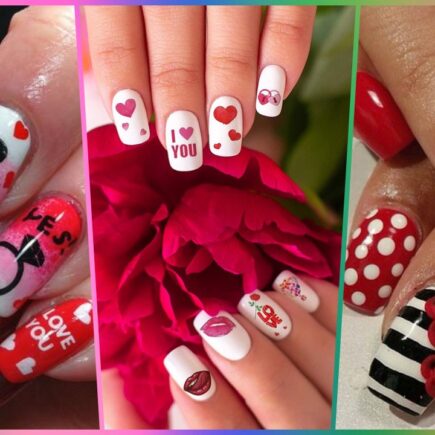 Valentine day Nail Art Design & Ideas Pictures 2022 - 14 February Nails