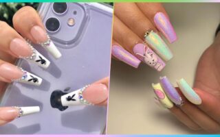 Coffin Easter Nail art Designs & ideas Pictures