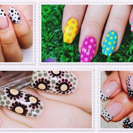 Polka Dot Nails Art Design & Ideas Pictures