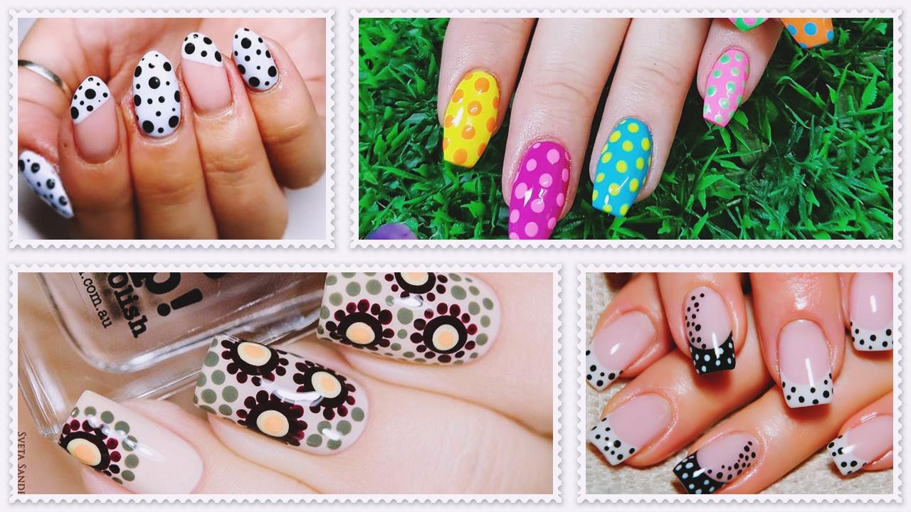 6. Pastel and Polka Dot Nail Art for Girls - wide 8