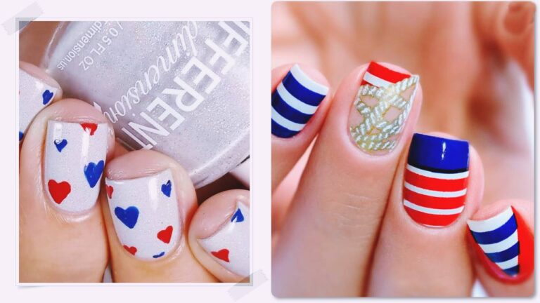 Cute and Patriotic Nail Art for Memorial Day - wide 1