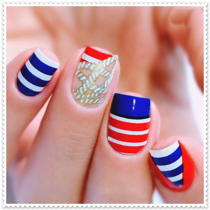 memorial day nails design pictures 2022