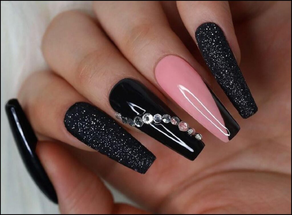 Top 8 Purple And Black Coffin Nails - Vik News