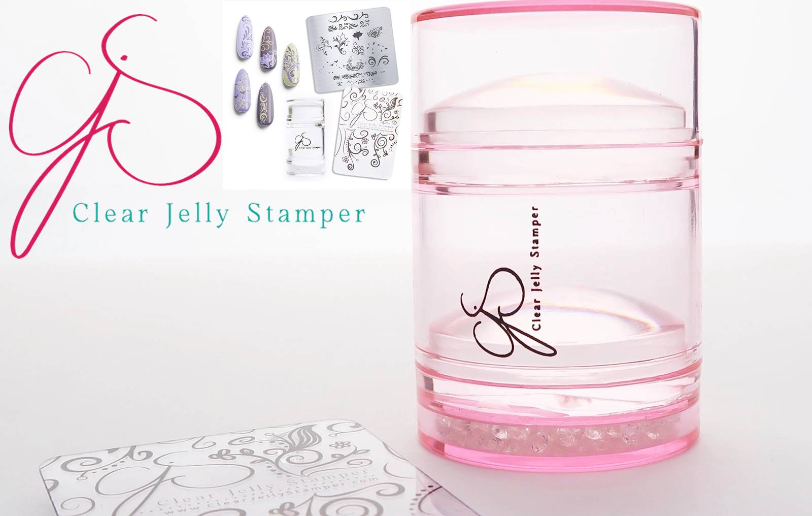 9. Clear Jelly Stamper Nail Art Kit - wide 3