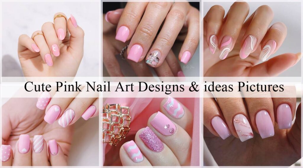 15 Cute Pink Nail Art Designs & ideas Pictures Gallery featured Fancynailart