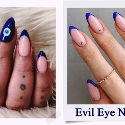 Evil Eye Nail Art Designs & Ideas Images