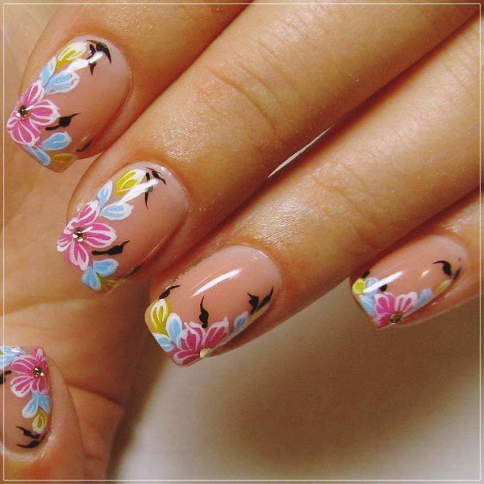 hawaii flower nails
