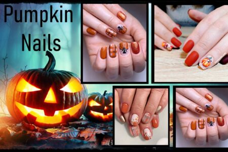 Pumpkin Nail Art Ideas and Easy Designs Pictures for 2022