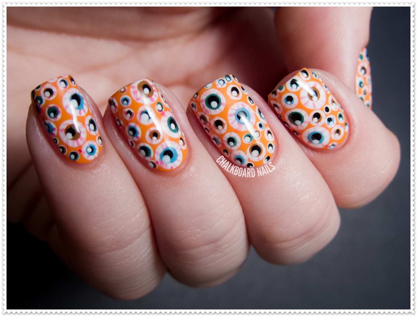 2. "Halloween Nail Art: Eyeball Nails" - wide 2