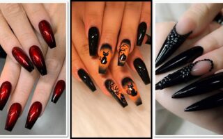 Coffin Halloween Nail Art Designs & Ideas Images for 2022