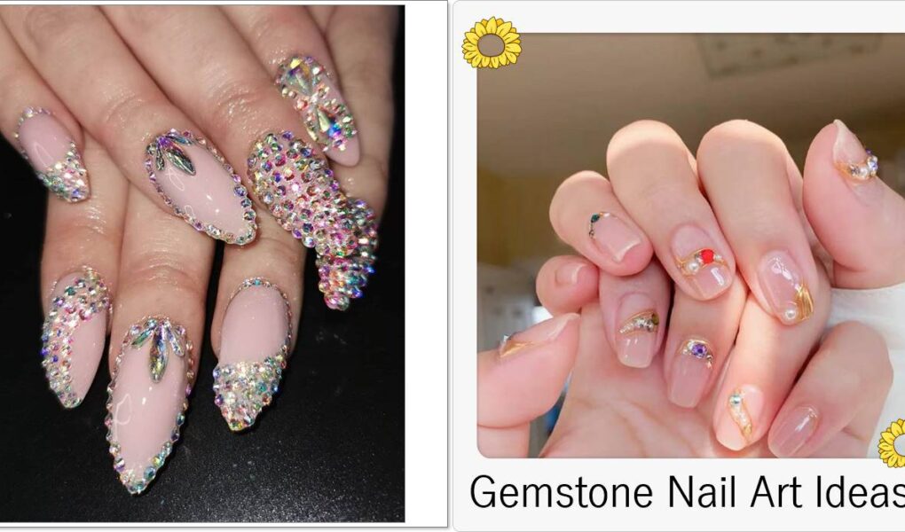 Gemstone Nail Art Designs Ideas Pictures For 2022