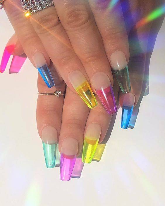 glass nails ideas pictures