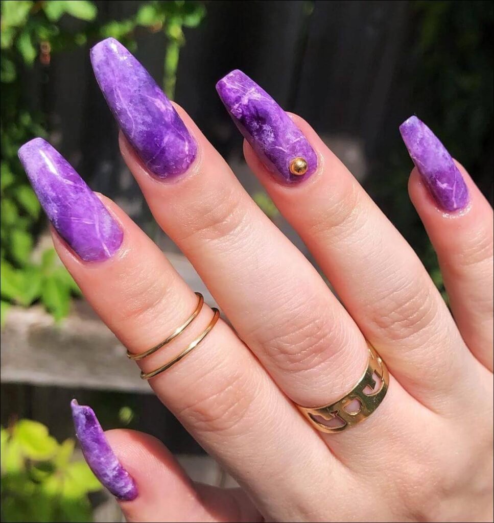 purple-nail-art-BTS-Design0- Fancynailart.com