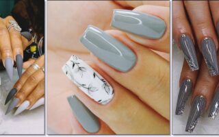 Grey Nail Art Designs Ideas Pictures | Grey Nails Design To Try