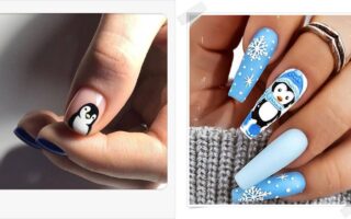 Penguin Simple Nail Art Ideas Picture - Penguin Step-By-Step Tutorial