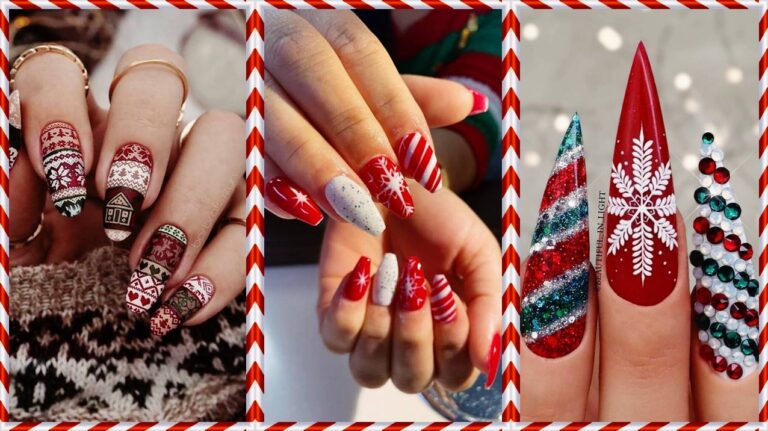 15 Christmas Nails Art Designs Ideas Pictures 2022 - Fancy Nail Art