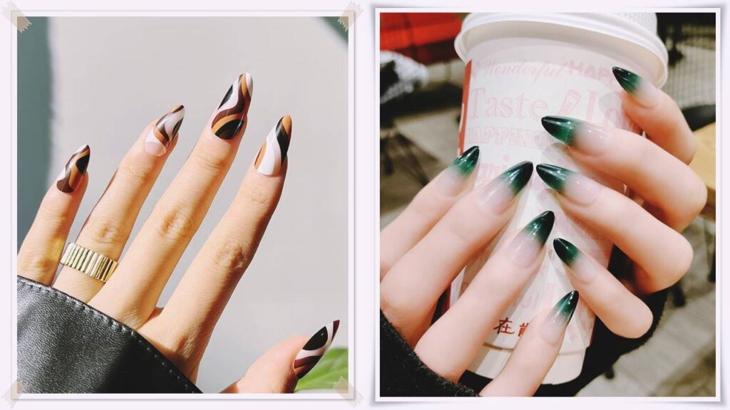 College Girl Nail Art Designs & Ideas Pictures 