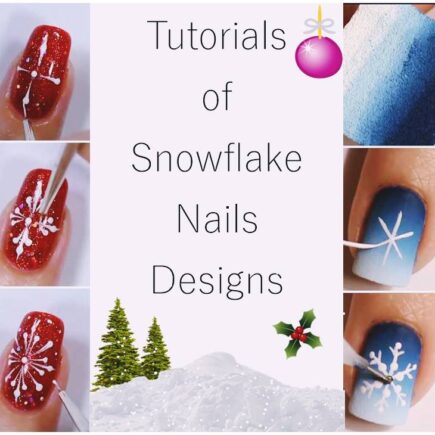 How to Do Snowflake Nail Art Step By Step Tips