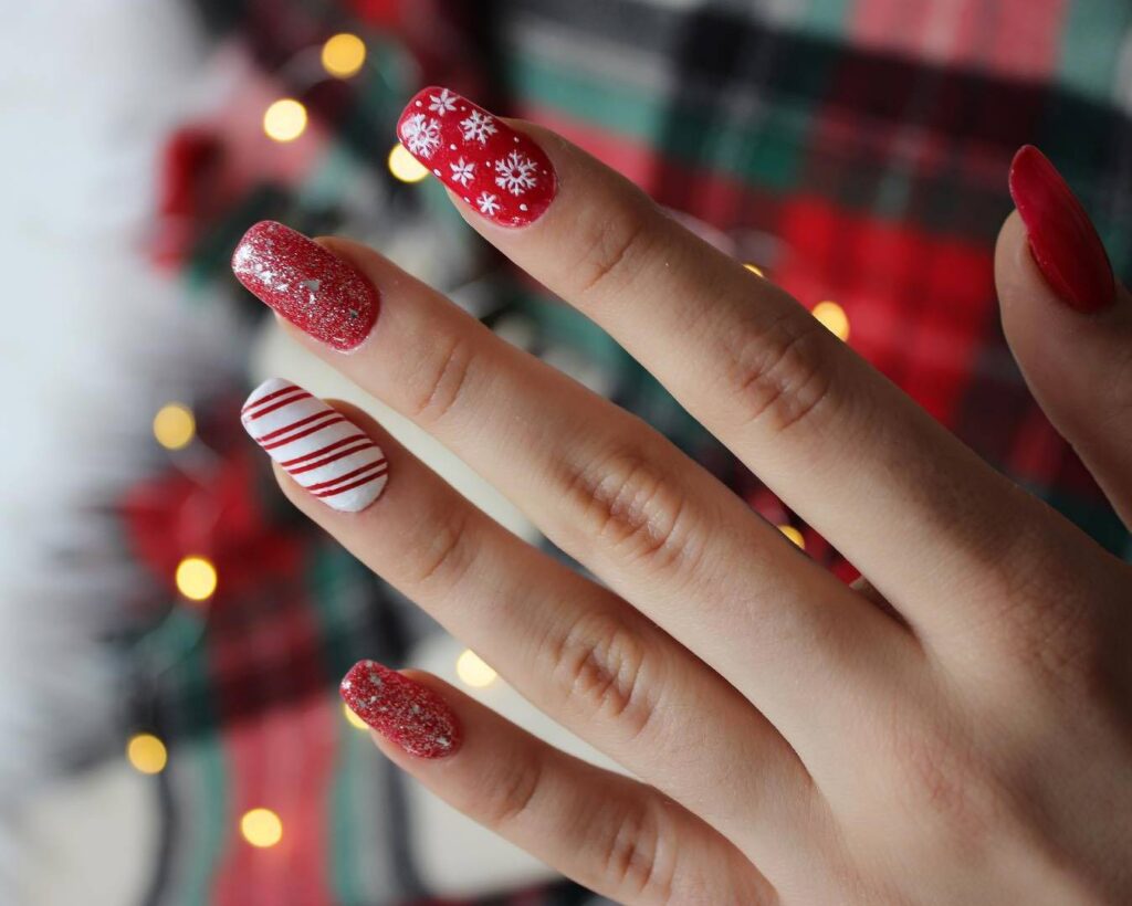 xmas nails ideas pictures