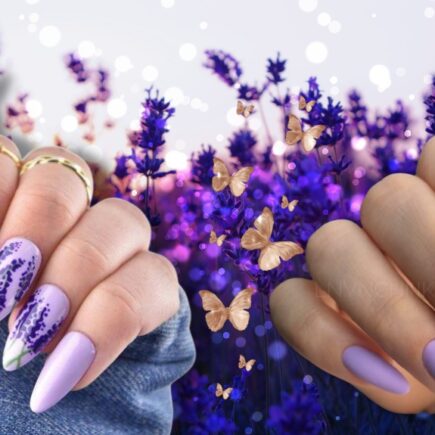 Lavender Nails Ideas & Designs Pictures For summer