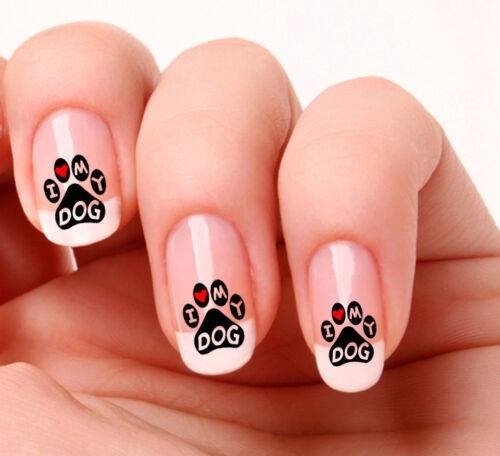 animal love inspired nail art design pictures