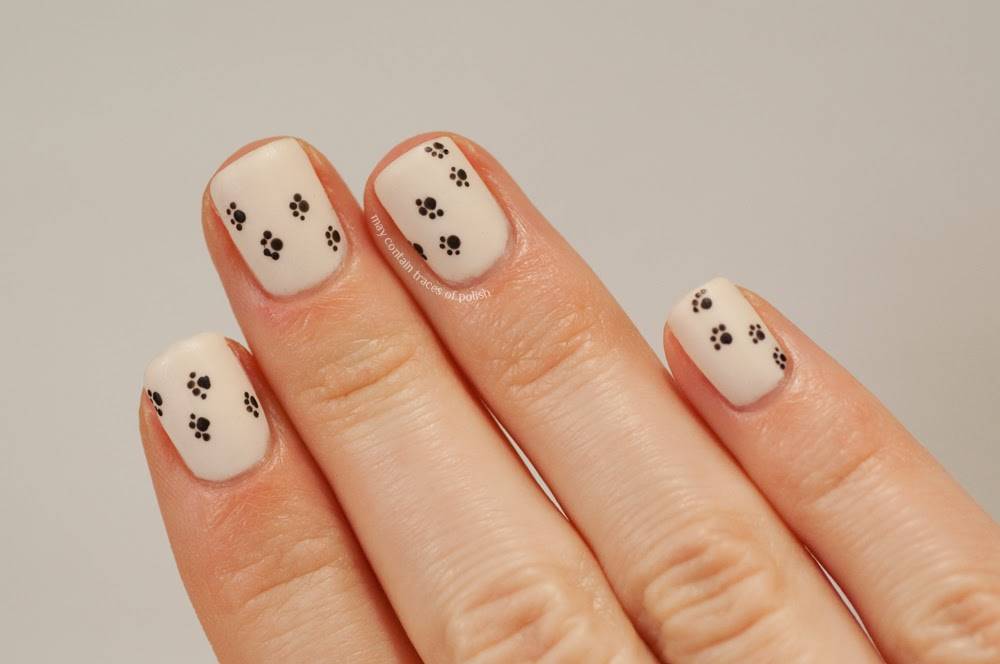 simple paw print nail art design ideas gallery