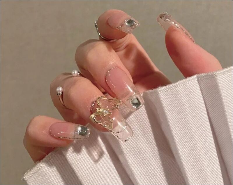 glass nail art