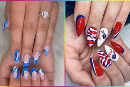 Buffalo Bills Nails Designs & Ideas Pictures
